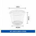 [SG-Packing] Disposable Plastic Food Container with Lid | Food Storage Box | Microwave Safe | Takeaway Packaging Container