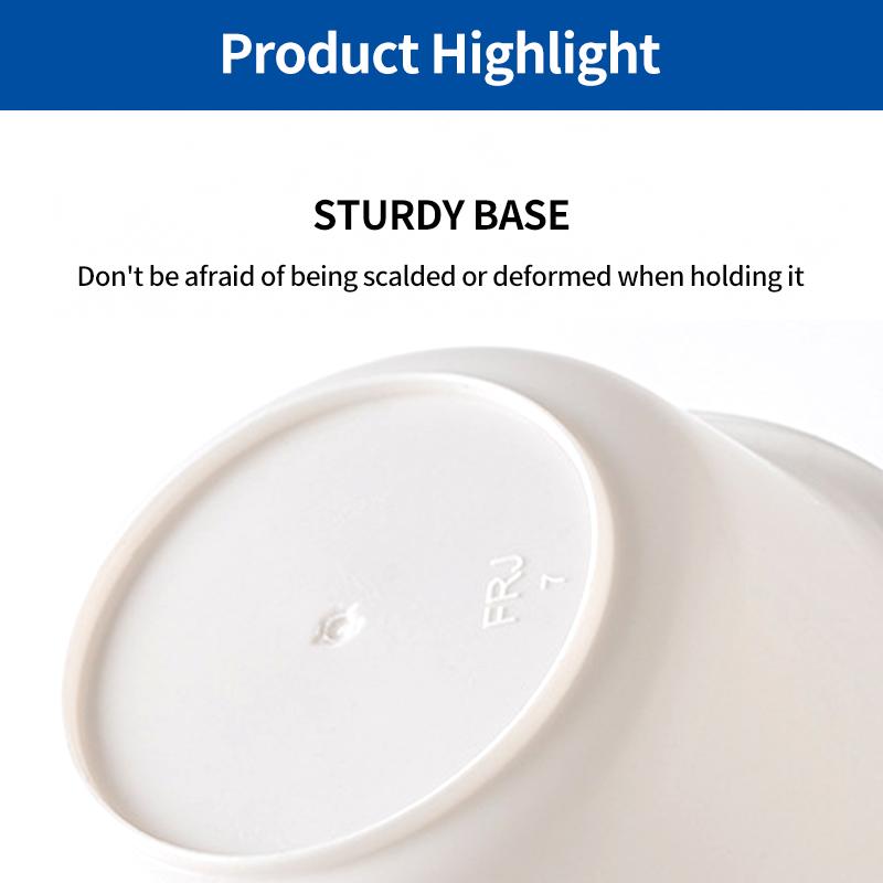 [SG-Packing] 20Pcs Disposable Rice Husk Bowls 350ml/480ml Biodegradable Eco Friendly Rice Soup Bowl Food Grade Tableware for Party Catering Camping
