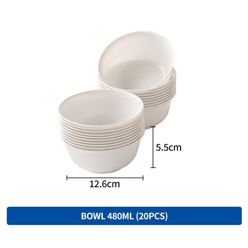 [SG-Packing] Disposable Cutlery & Tableware Set | Plates Cups Bowls Spoons Forks Chopsticks Straw Stirrer | Party Picnic Catering Supplies