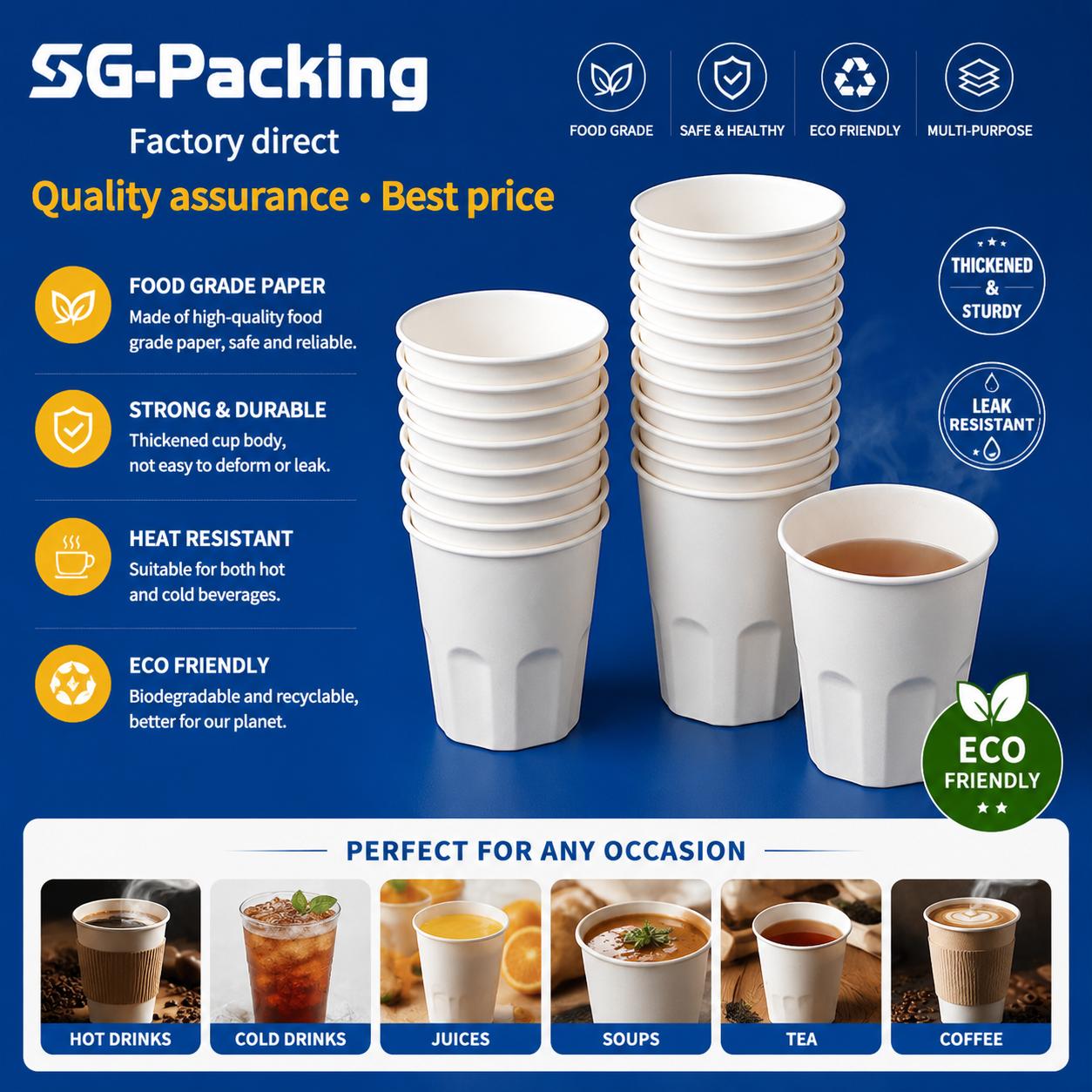 [SG-Packing] Disposable Cutlery & Tableware Set | Plates Cups Bowls Spoons Forks Chopsticks Straw Stirrer | Party Picnic Catering Supplies
